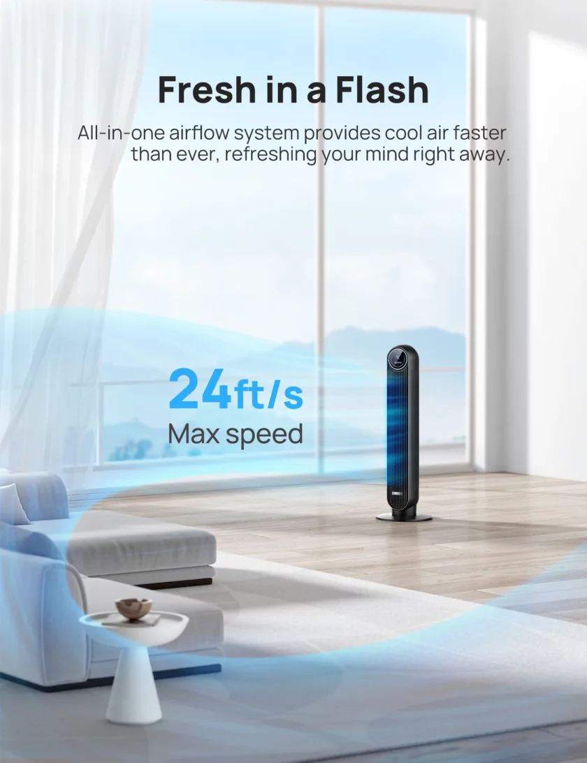 Nomad One S Smart Tower Fan