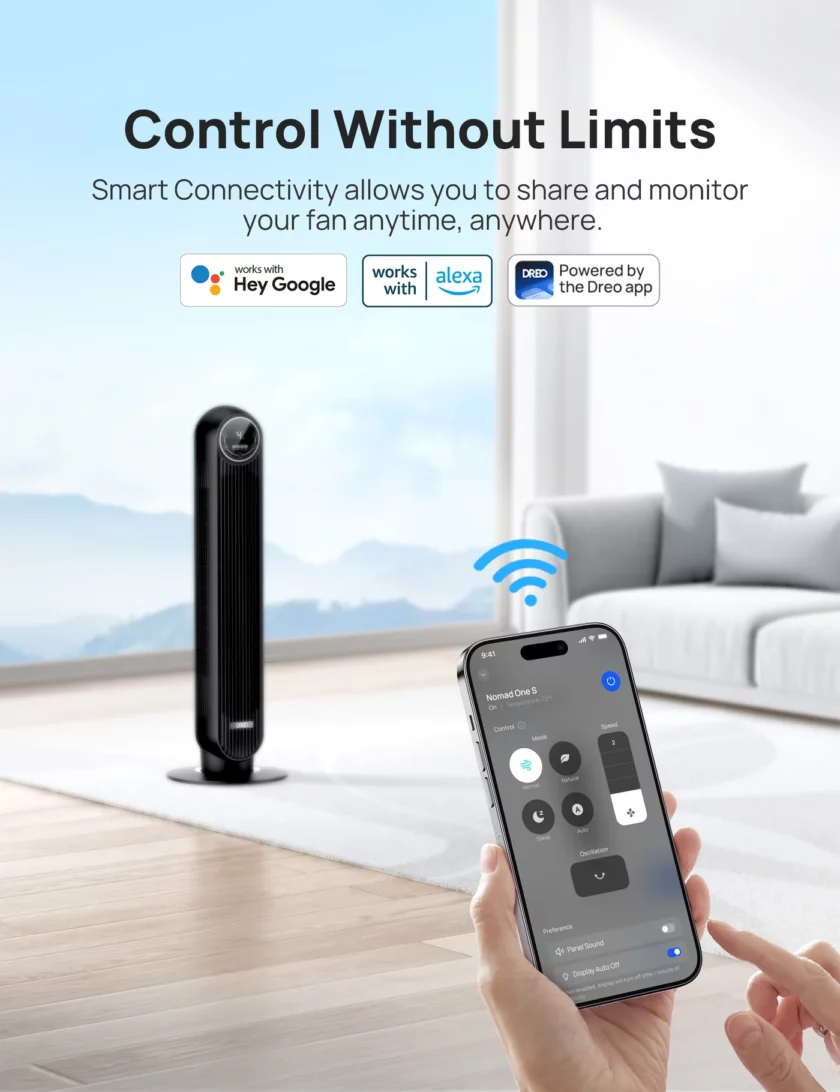 Nomad One S Smart Tower Fan