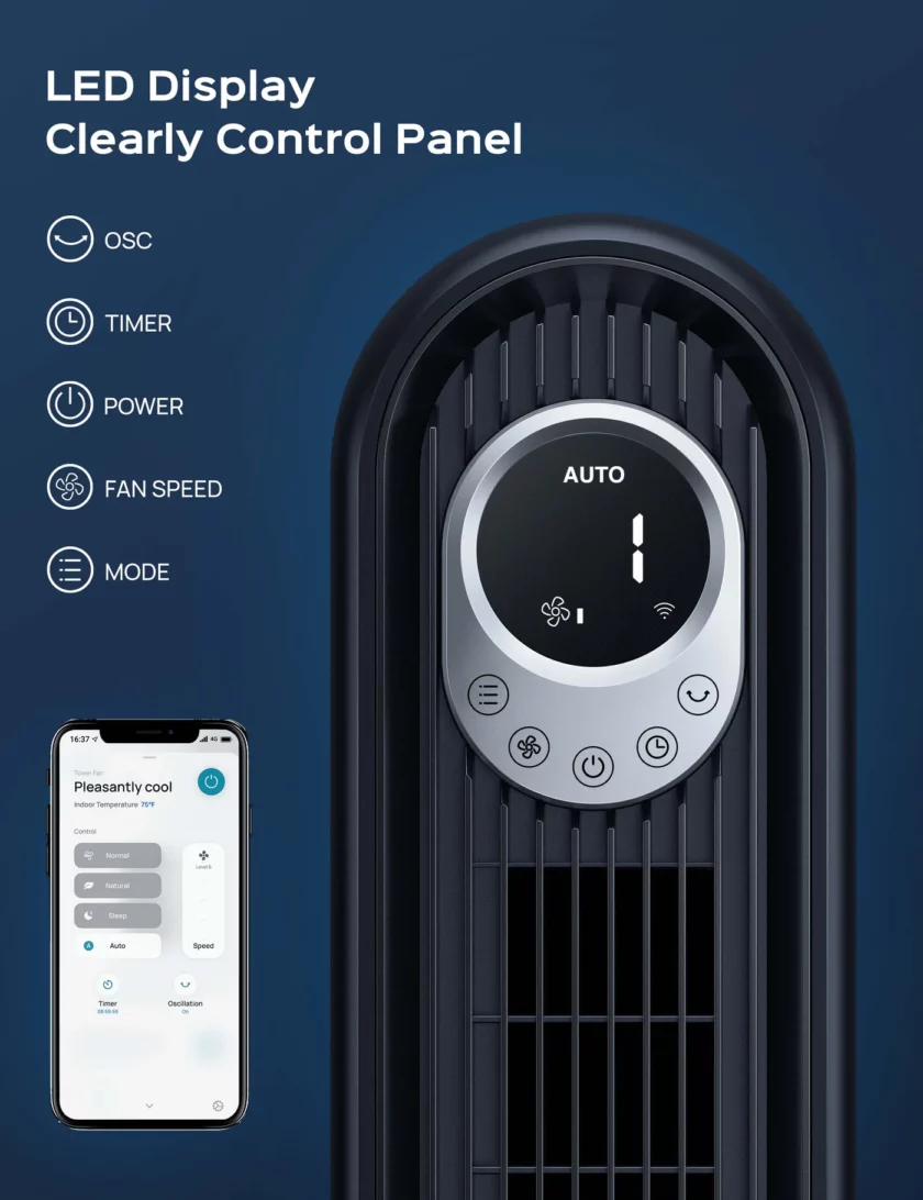 Cruiser Pro T1S Smart Tower Fan