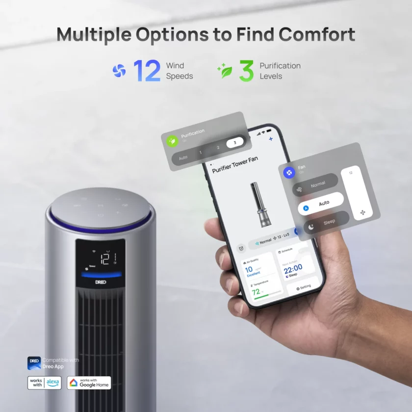 Air Purifier Tower Fan MC710S